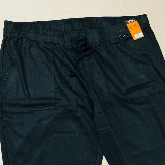Buffalo David Bitton Soft Tencel Pull-on Pants Women's Plus Size XXL Black - Picture 7 of 12